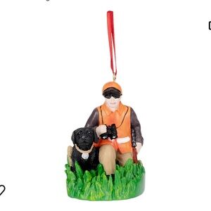 Christmas ornament, Hunter with dog